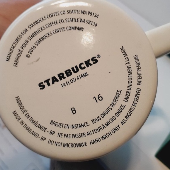 Starbucks Rare Original logo enamel mug/with  green starbucks box 💝 - Picture 5 of 5